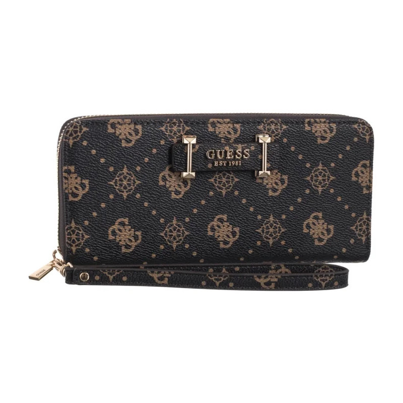 Guess Silia Slg Large Zip Around SWGP98 90146 Espresso Logo (GU836-a) käekott