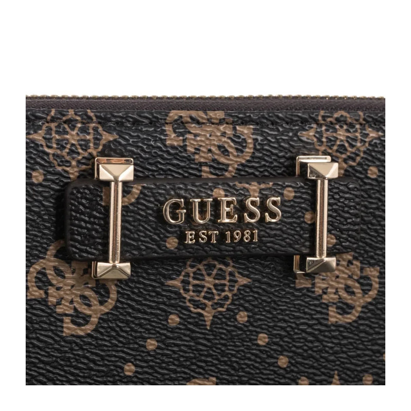 Guess Silia Slg Large Zip Around SWGP98 90146 Espresso Logo (GU836-a) käekott