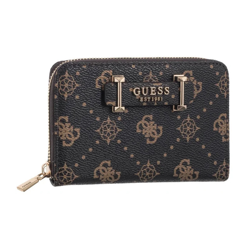 Guess Silia Slg Medium Zip Around SWGP98 90140 Espresso Logo (GU837-a) käekott