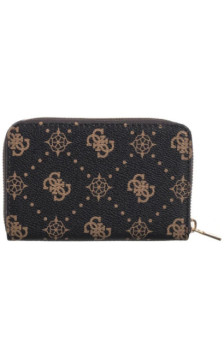 Guess Silia Slg Medium Zip Around SWGP98 90140 Espresso Logo (GU837-a) käekott