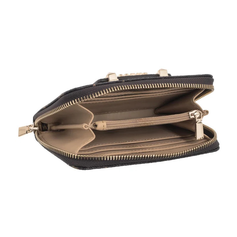 Guess Silia Slg Medium Zip Around SWGP98 90140 Espresso Logo (GU837-a) käekott