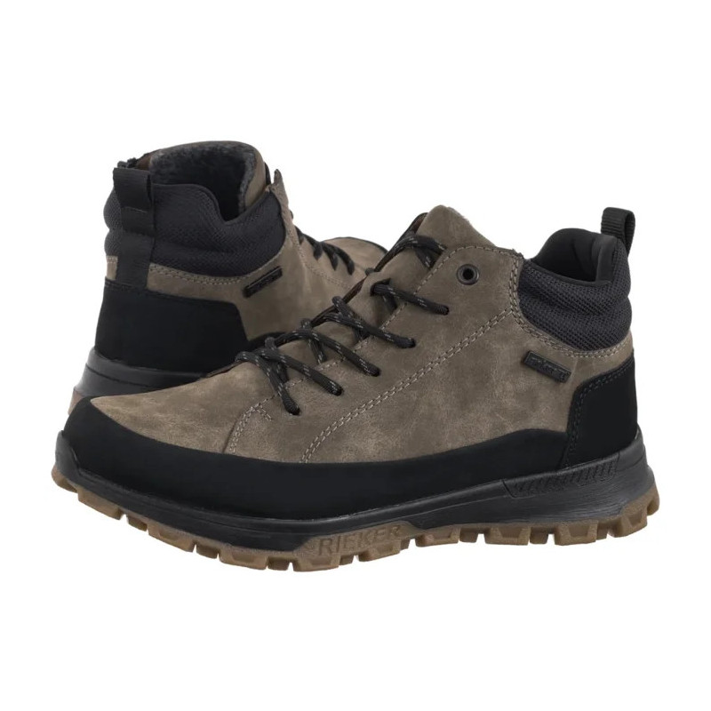 Rieker Brązowe 35508-25 Brown Combination (RI338-a) kingad