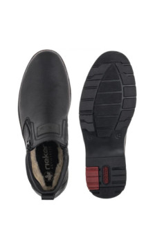 Rieker Czarne 10553-00 Black (RI339-a) saapad