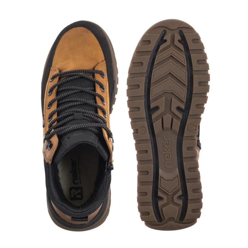 Rieker Brązowe U1571-68 Yellow Combination (RI343-a) kingad