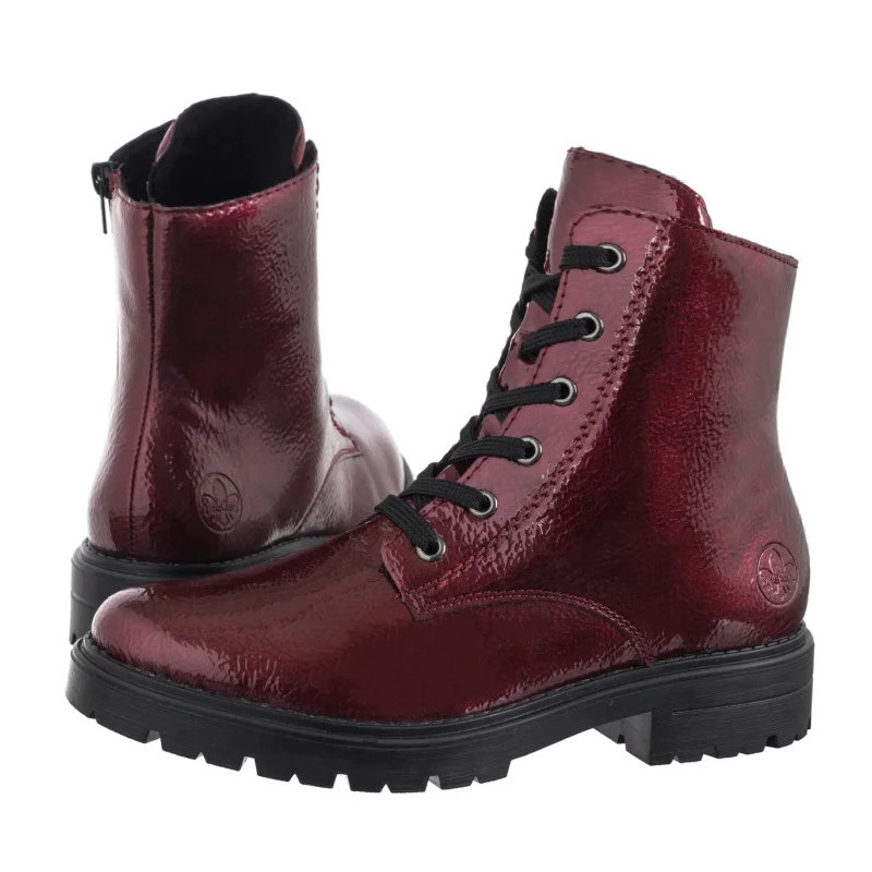 Rieker Bordowe Z2841-33 Red (RI336-a) kingad