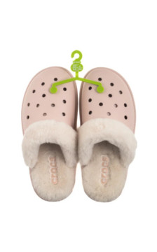 Crocs Classic Fuzz Scuff Quartz 212143-6UR (CR403-a) Naiste kingad/klappide klapid