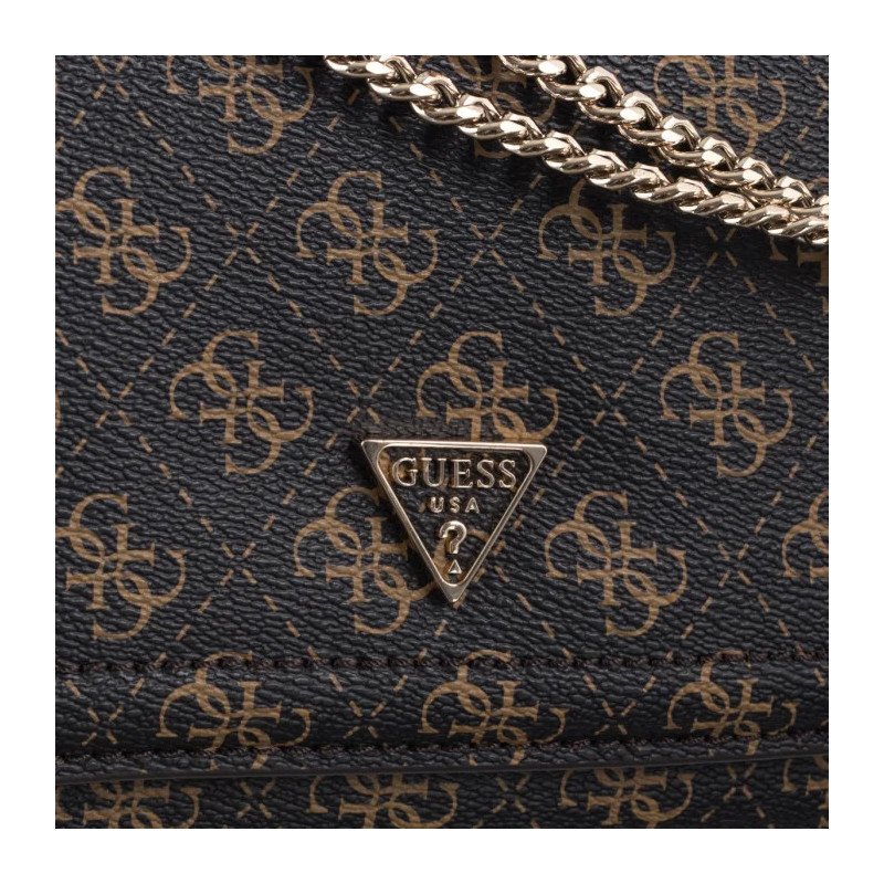 Guess Noelle II Cnvrtble XBody Flap HWQG96 72210 Brown Logo (GU831-a) käekott