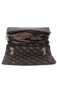 Guess Noelle II Cnvrtble XBody Flap HWQG96 72210 Brown Logo (GU831-a) käekott