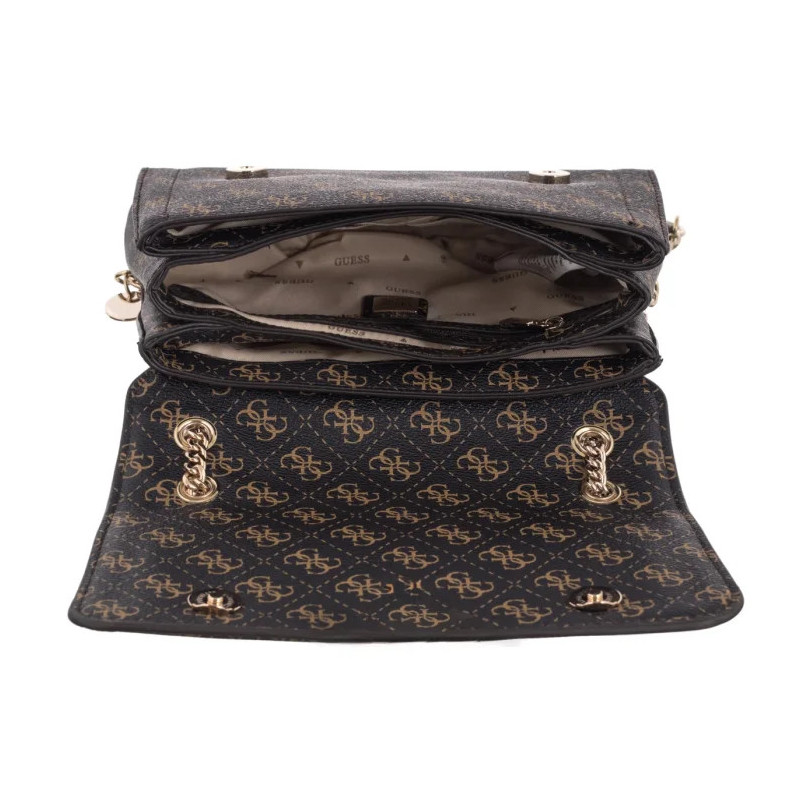 Guess Noelle II Cnvrtble XBody Flap HWQG96 72210 Brown Logo (GU831-a) käekott