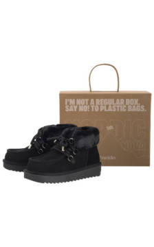 D.Franklin Nordic Mid Fur Black DFSH375006-BLAC (DF1-a) kingad