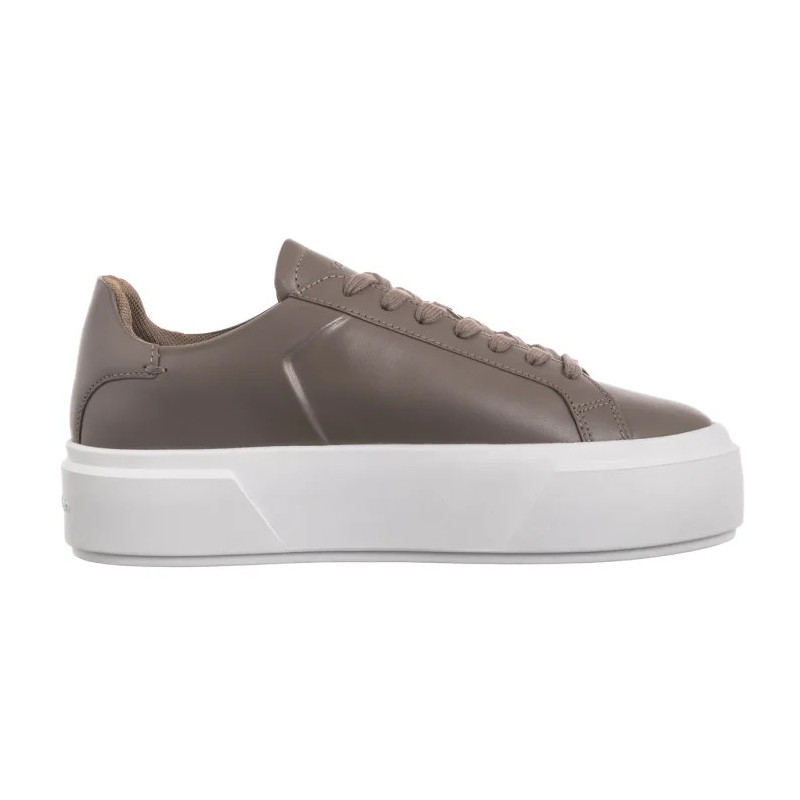 Calvin Klein Flatform Lace Up Lth Mg Desert Taupe/Bright White YW0YW01928 PBO (CK710-b) kingad