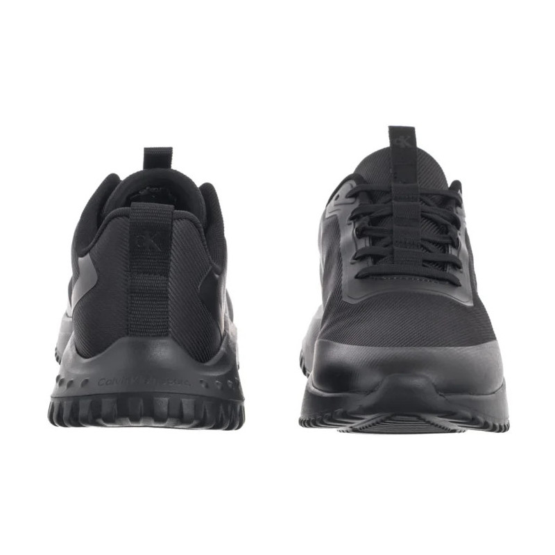 Calvin Klein Eva Runner Lace Up Mat Mix Triple Black YM0YM01442 0GJ (CK707-a) spordijalatsid