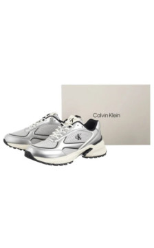 Calvin Klein Hike Runner Laceup Mesh Mix Met Silver/Black/Marshmallow YM0YM01402 0IX (CK708-a) spordijalatsid