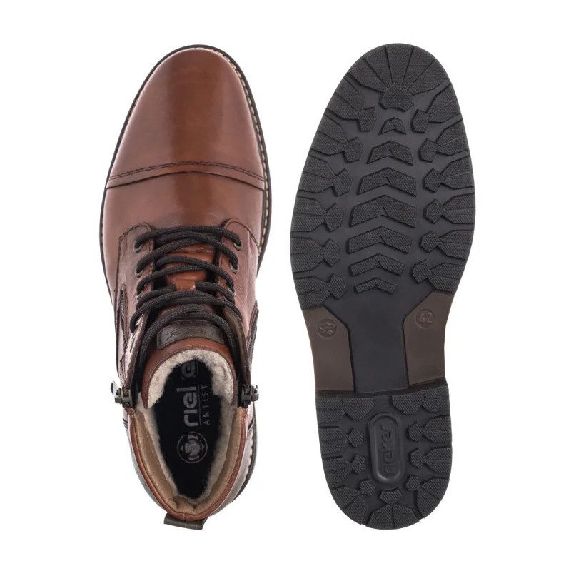 Rieker Brązowe 13704-24 Brown (RI345-a) saapad