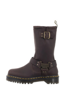 Dr. Martens Anistone Burnished Waxy Pull Up Wp Dark Brown 31901201 (DR114-a) kingad
