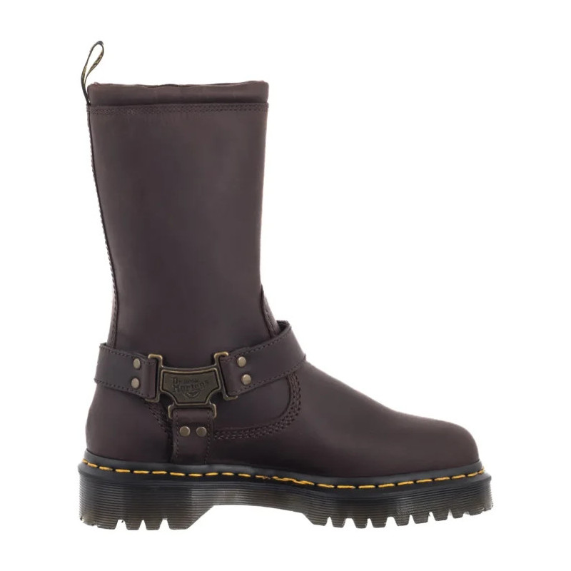 Dr. Martens Anistone Burnished Waxy Pull Up Wp Dark Brown 31901201 (DR114-a) kingad