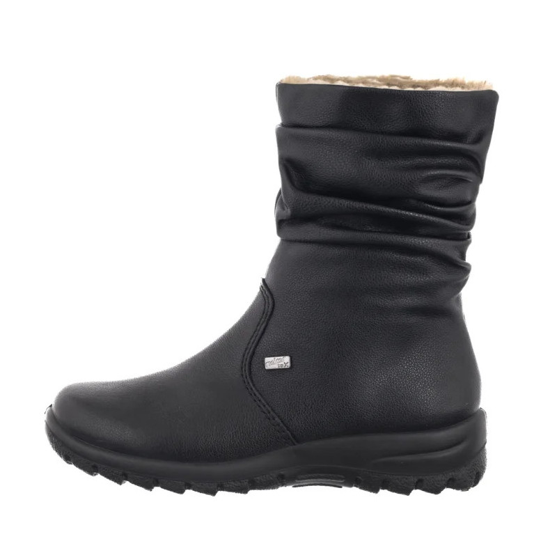 Rieker Czarne Z7171-02 Black (RI344-a) saapad