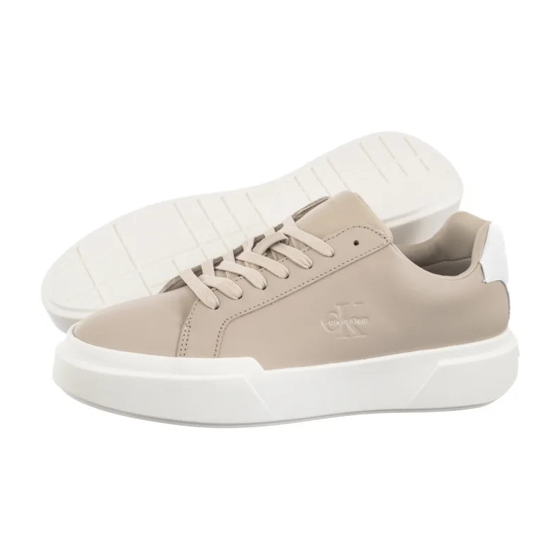 Calvin Klein Chunky Cupsole Laceup Lth Wn Stone Beige/Bright White YW0YW01947 ACE (CK688-b) spordijalatsid