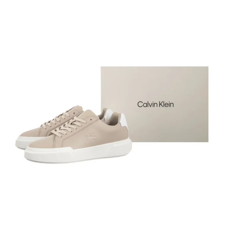 Calvin Klein Chunky Cupsole Laceup Lth Wn Stone Beige/Bright White YW0YW01947 ACE (CK688-b) spordijalatsid