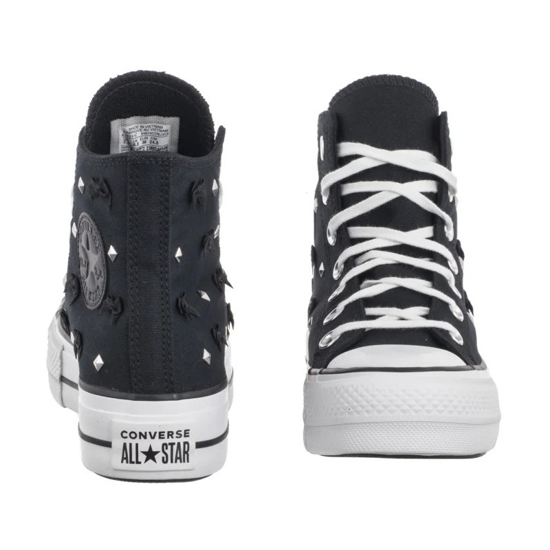 Converse CTAS Lift Hi Black/Silver/White A14531C (CO821-a) kingad