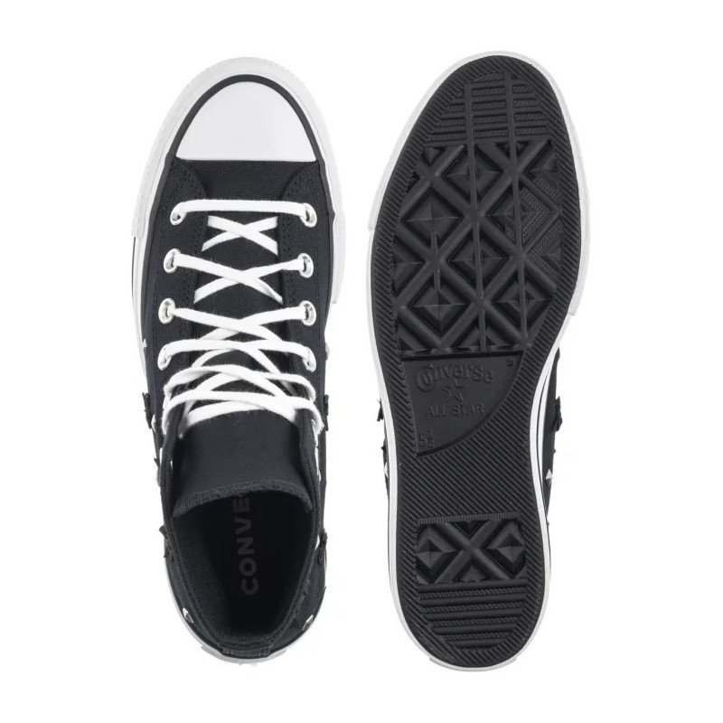 Converse CTAS Lift Hi Black/Silver/White A14531C (CO821-a) kingad
