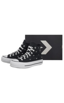 Converse CTAS Lift Hi Black/Silver/White A14531C (CO821-a) kingad