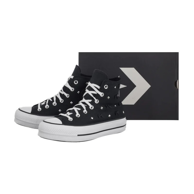 Converse CTAS Lift Hi Black/Silver/White A14531C (CO821-a) kingad