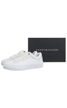 Tommy Hilfiger TH Foxing Platform Leather White FW0FW09018 YBS (TH1421-a) kingad