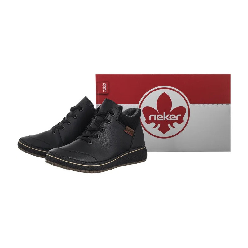 Rieker Czarne 50902-00 Black (RI323-a) kingad