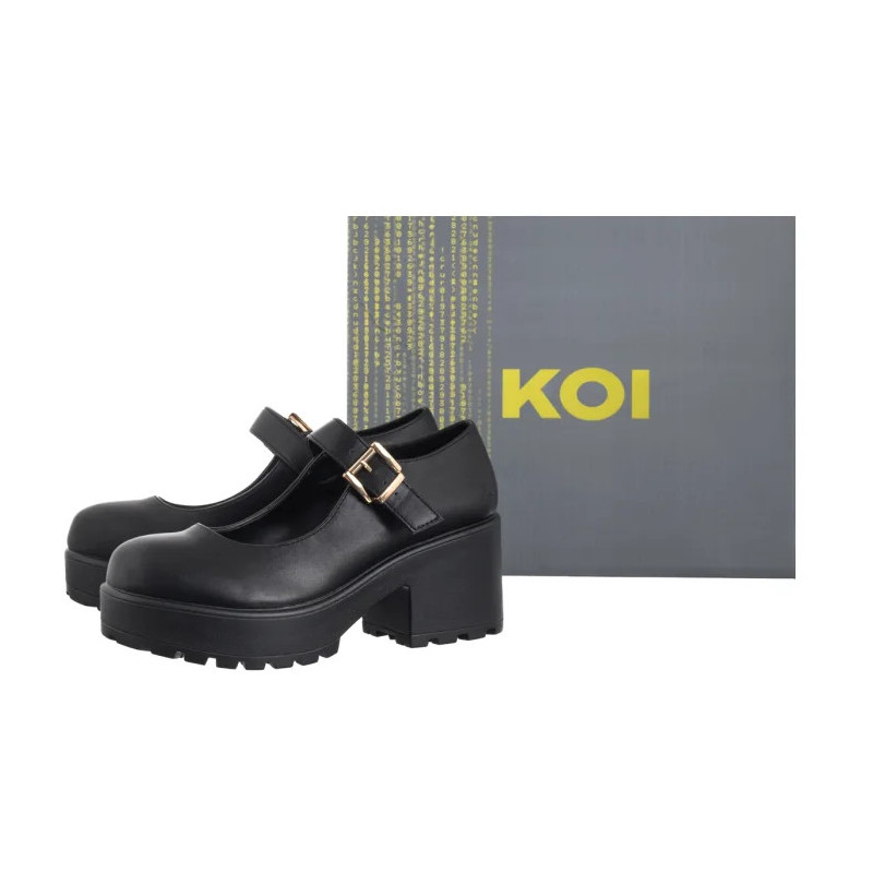 Koi Footwear Tira Mary Jane Shoes Black ND68BLK  (KO4-a) kingad