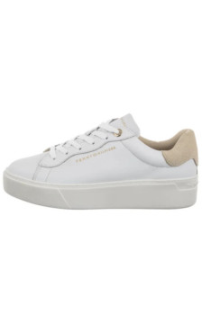Tommy Hilfiger Chic Platform Cupsole Sneaker White/Soft Cream FW0FW09021 0K4 (TH1425-a) kingad