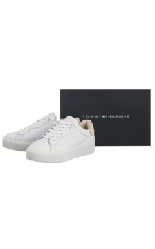 Tommy Hilfiger Chic Platform Cupsole Sneaker White/Soft Cream FW0FW09021 0K4 (TH1425-a) kingad