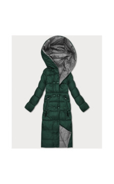 LONG JACKET WITH HOOD BLACK (PM7231) striukė