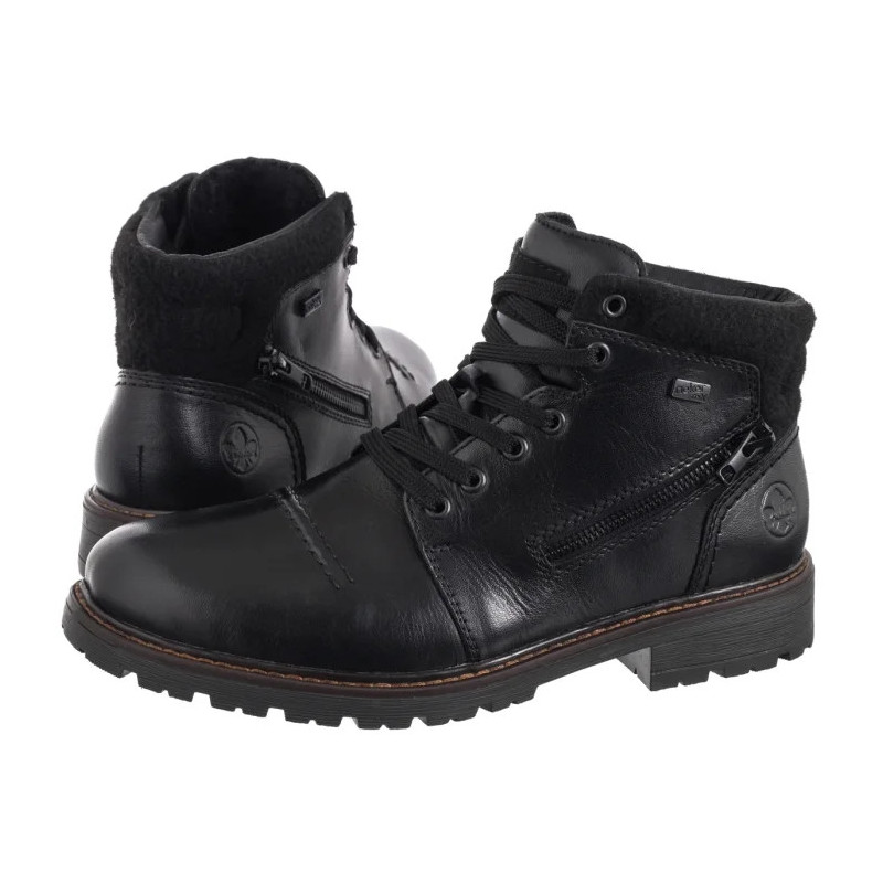 Rieker Czarne 32020-00 (RI346-a) saapad