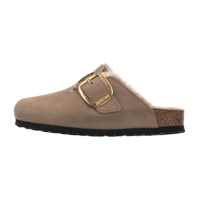 Birkenstock Boston Big Buckle Shearling Tabacco Brown 1030444 (BK343-a) Naiste kingad/klappide klapid