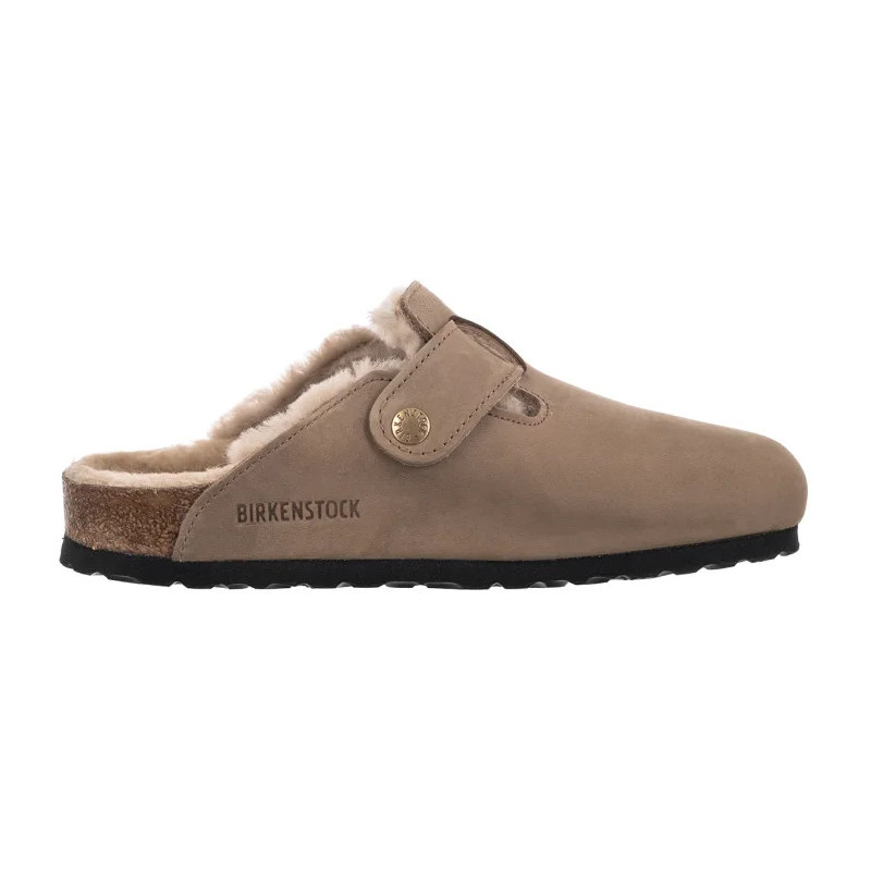 Birkenstock Boston Big Buckle Shearling Tabacco Brown 1030444 (BK343-a) Naiste kingad/klappide klapid