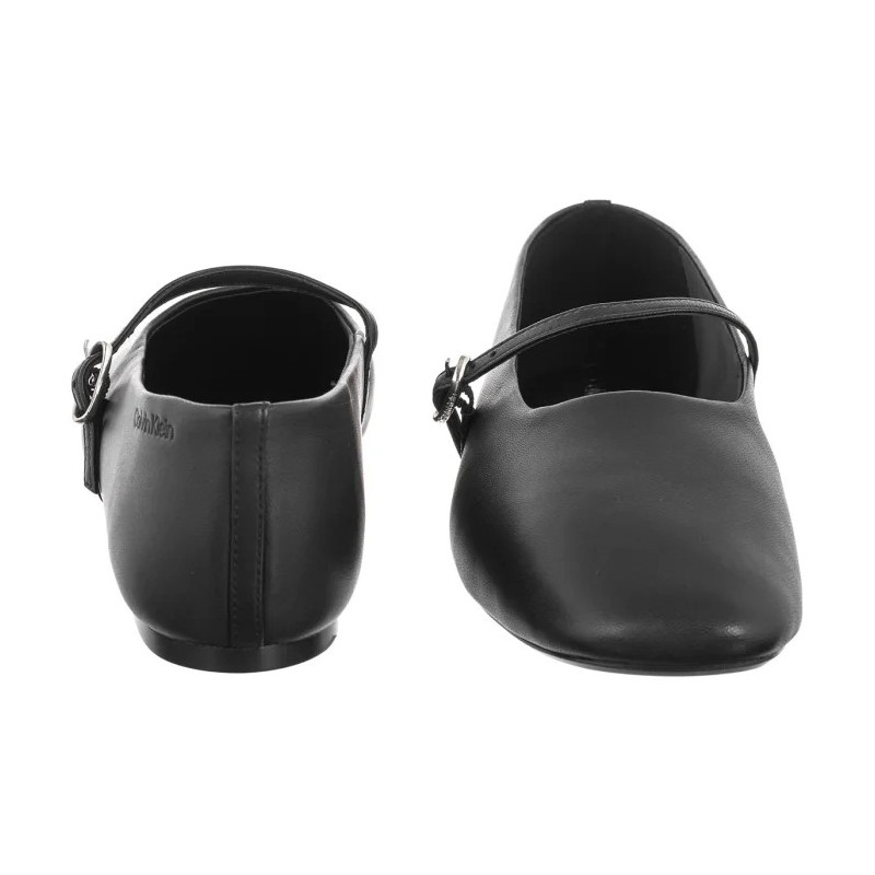 Calvin Klein Oblique Ballerina Mj Lth Hdw Black HW0HW02847 BEH (CK718-b) baleriinid