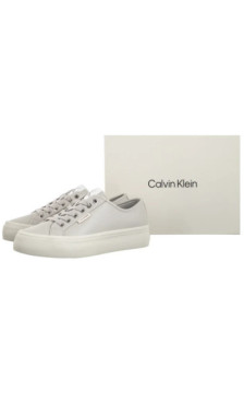 Calvin Klein Vulc Flatf Lace Up Lth Moonstruck/Dk Ecru YW0YW01932 PDJ (CK720-a) spordijalatsid