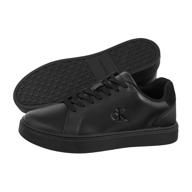 Calvin Klein Classic Cupsole Laceup Lth Triple Black/Black YM0YM01435 00T (CK721-a) spordijalatsid