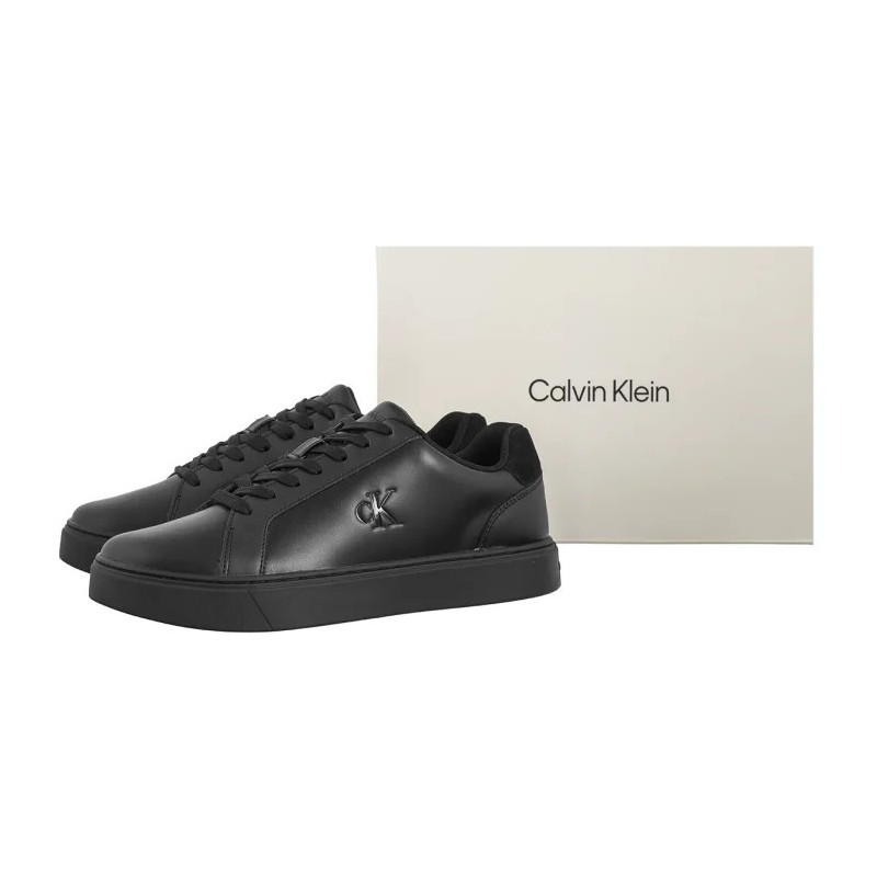Calvin Klein Classic Cupsole Laceup Lth Triple Black/Black YM0YM01435 00T (CK721-a) spordijalatsid