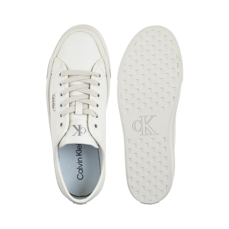 Calvin Klein Vulc Flatf Lace Up Lth Lily White YW0YW01932 YAJ (CK720-b) spordijalatsid