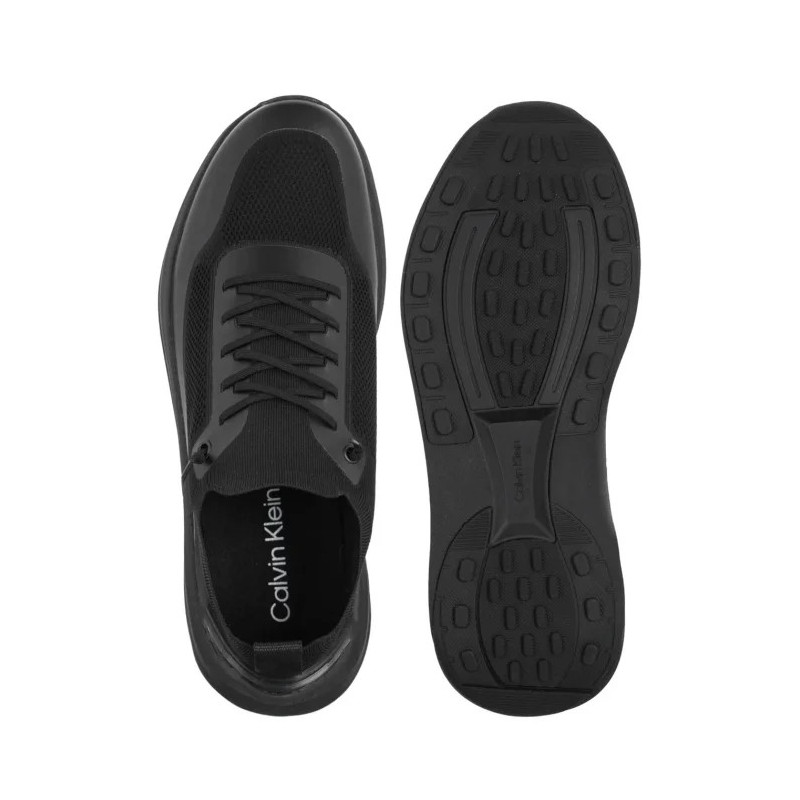 Calvin Klein Chunky Runner Lace Up Sock Knit Triple Black YM0YM01457 0GJ (CK726-a) spordijalatsid