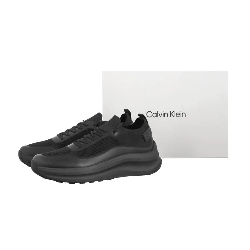 Calvin Klein Chunky Runner Lace Up Sock Knit Triple Black YM0YM01457 0GJ (CK726-a) spordijalatsid