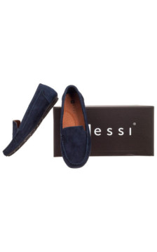 Nessi Granatowe Zamsz 17130 19 (NE55-f) kingad