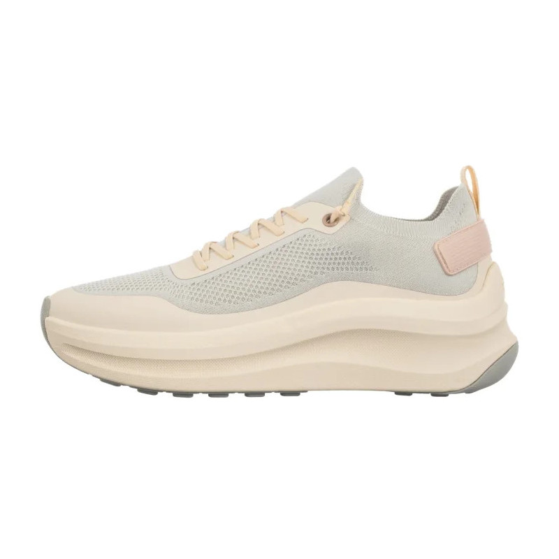 Calvin Klein Chunky Runner Lace Up Sock Knit Vaporous White/Light Cashew YW0YW02033 PF6 (CK725-a) kingad