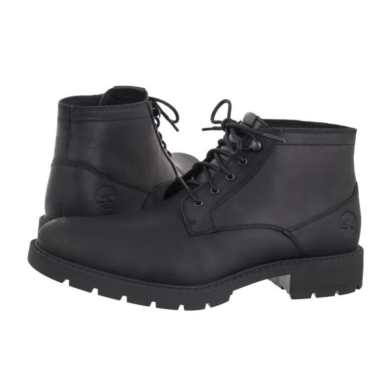 Timberland Elmhurst Mid Lace Chukka Boot Black 0A2976 001 (TI156-a) saapad