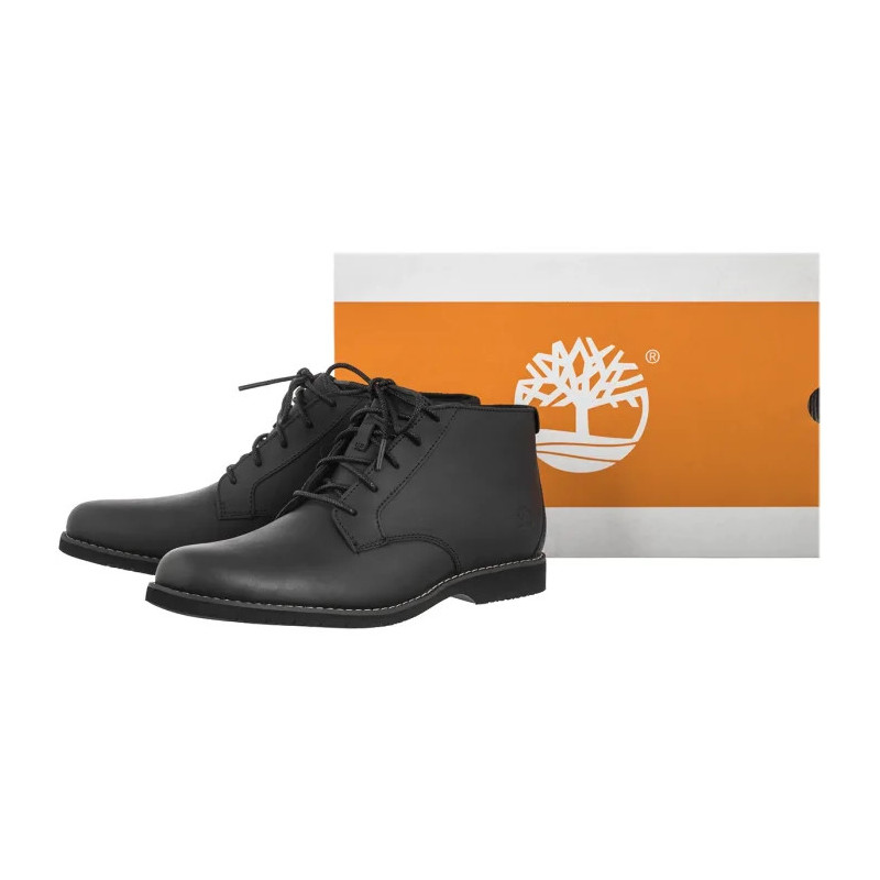 Timberland Woodhull Mid Lace Chukka Boot Black 0A413Z 001 (TI152-a) saapad