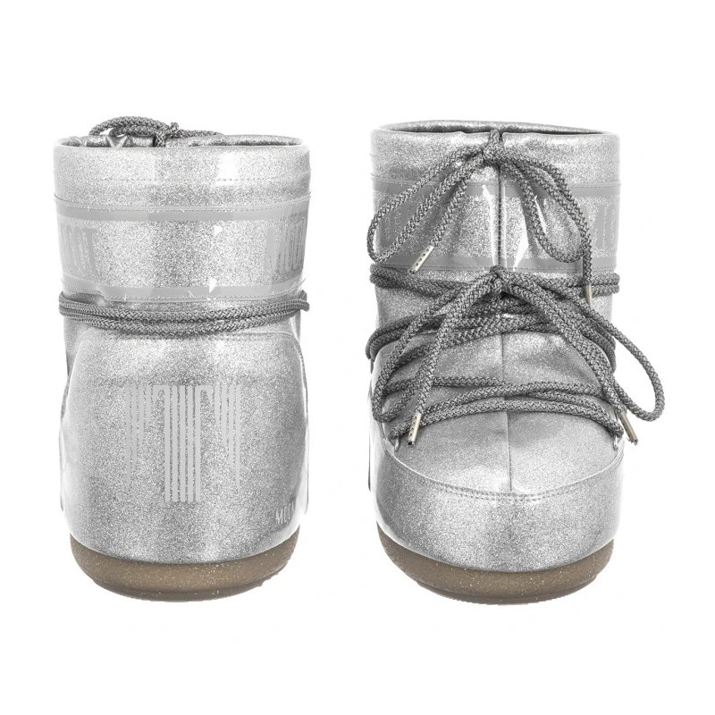 Moon Boot Icon Low Glitter Silver 1409440 H001 (MB66-b) kingad