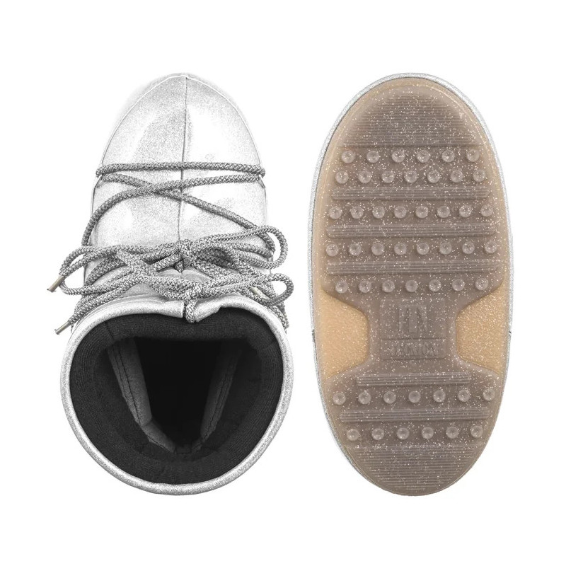 Moon Boot Icon Low Glitter Silver 1409440 H001 (MB66-b) kingad
