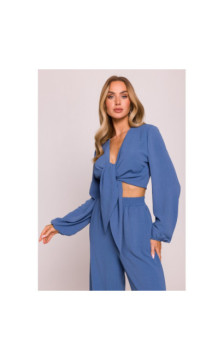 M861 Krótka bluzka - jeansowa